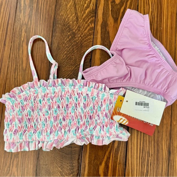 Be Elizabeth By James And Lottie Girls 2 Piece Bikini Swimsuit Size 7 - Picture 1 of 1